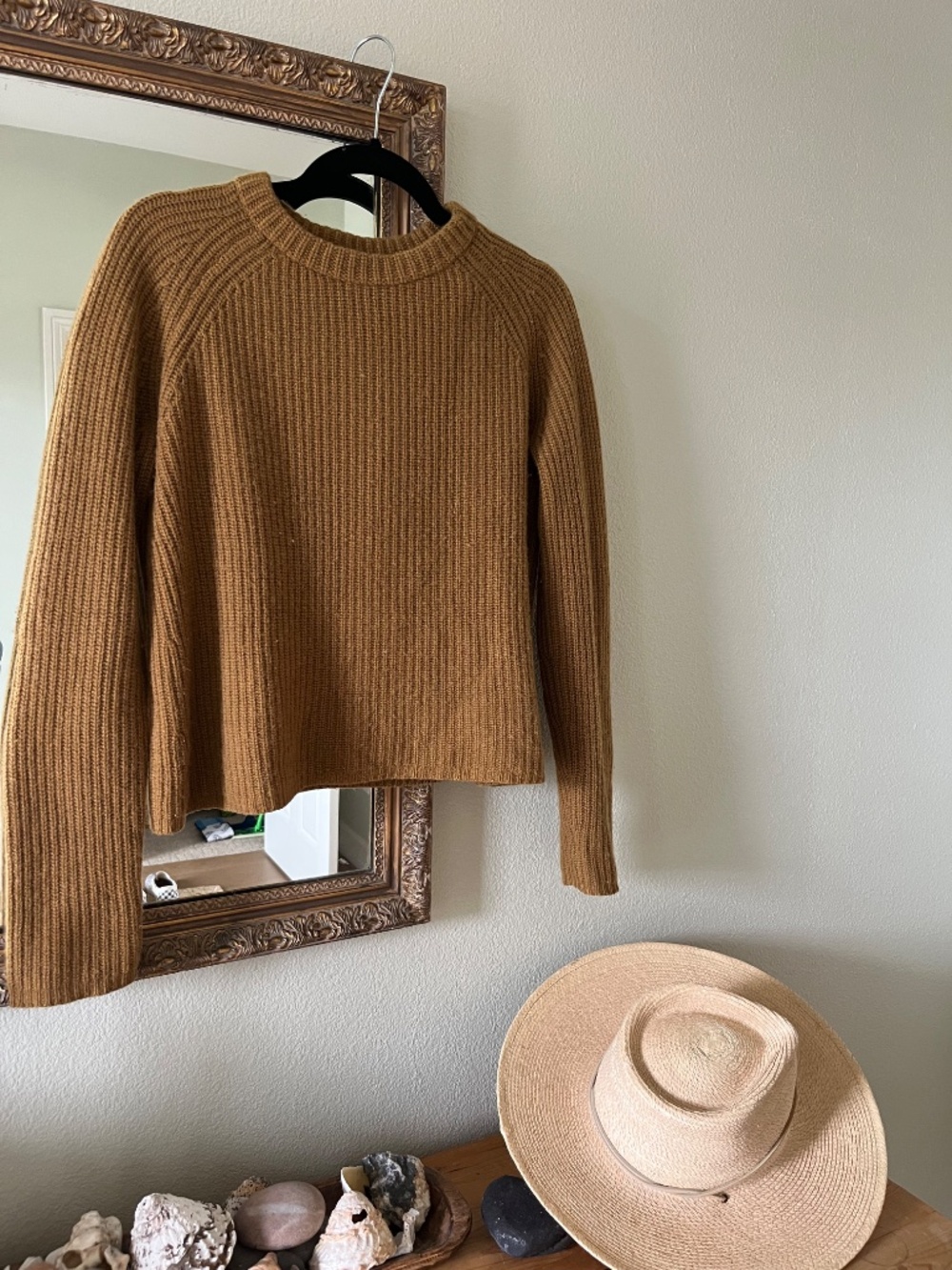 Jenni Kayne Ochre 100% cashmere sweater - Picture 2 of 4